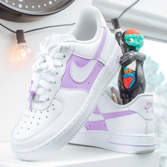 lilac air force ones